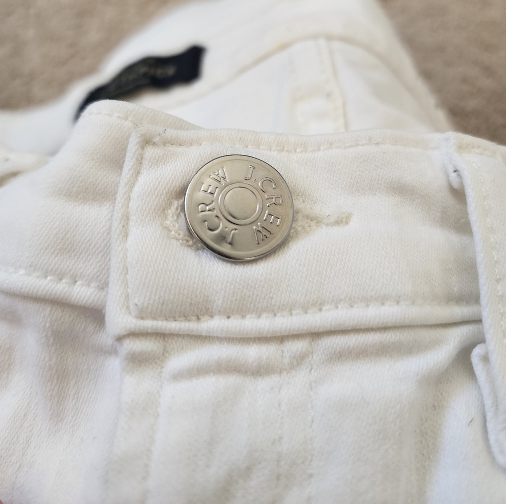 JCrew white jeans